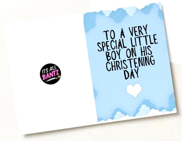 A Special Little Boy -  Greeting Card