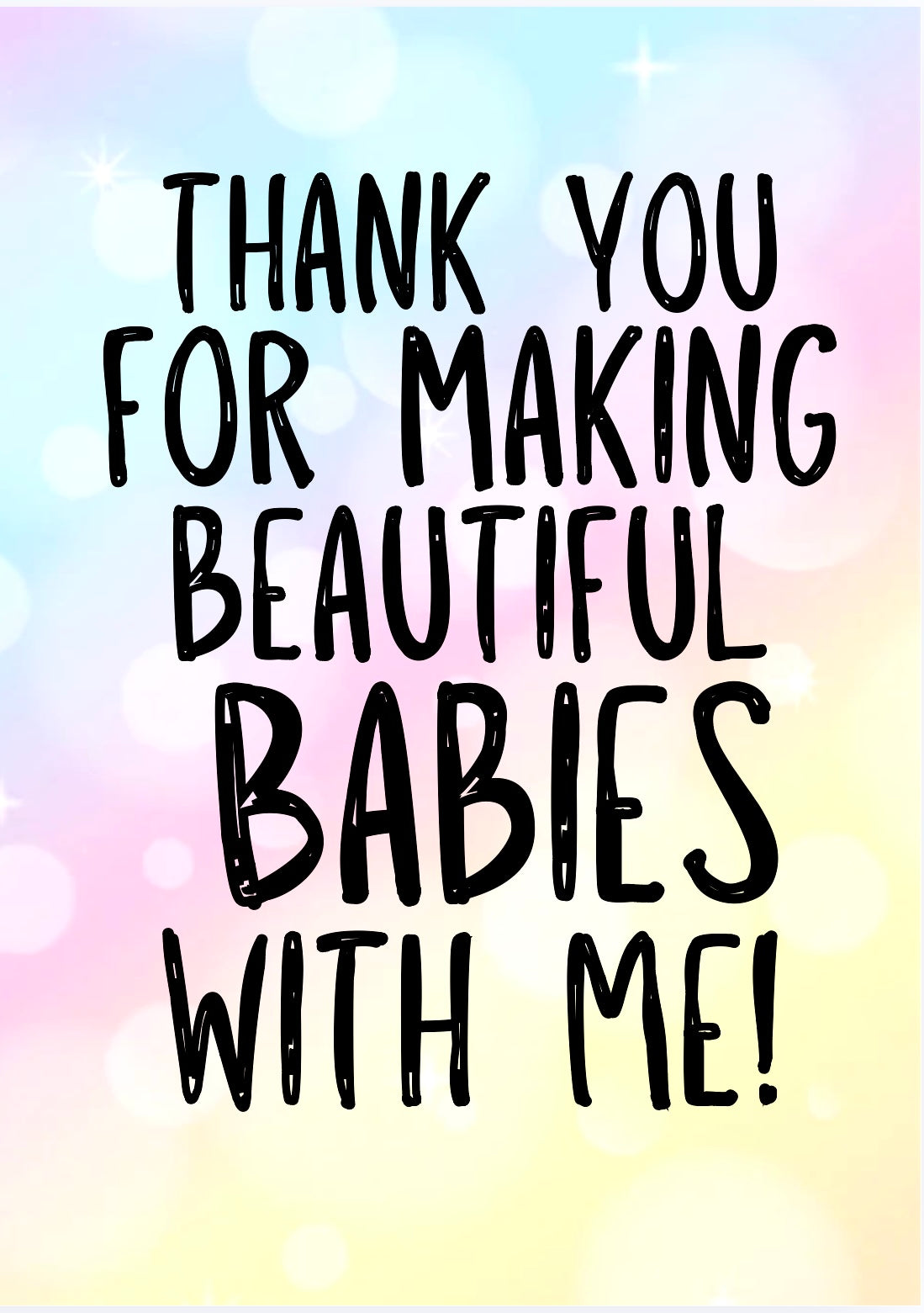Beautiful Babies -  Greeting Card