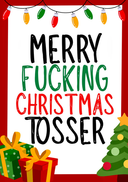 Christmas Tosser -  Greeting Card