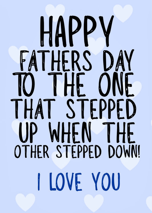 Stepped Up - Greeting Card