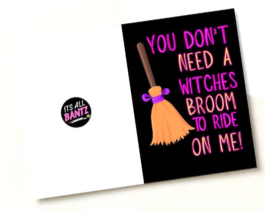 Ride On Me - Greeting Card