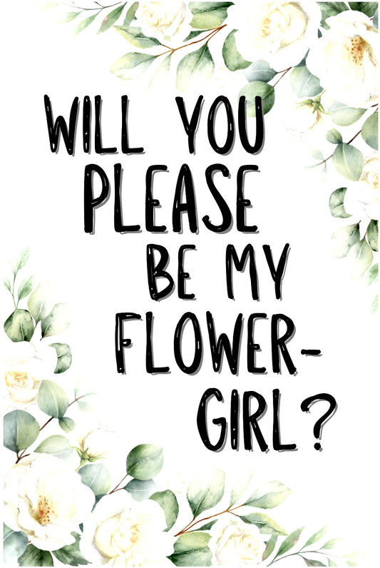 Flower Girl? -  Greeting Card