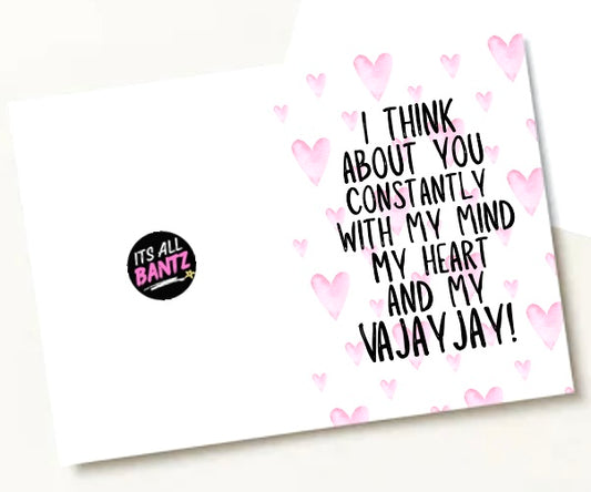 And My VaJayJay  Greeting Card