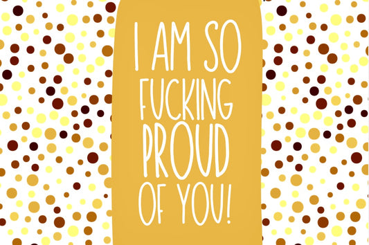 So Proud Of You - Wine Bottle Label