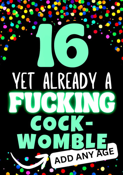 Already A Cockwomble - Birthday Card