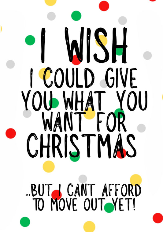 Can’t Afford It -  Greeting Card