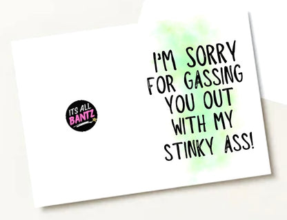 Gassing You Out -  Greeting Card