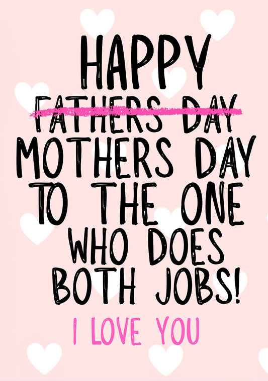 Both Jobs - Greeting Card