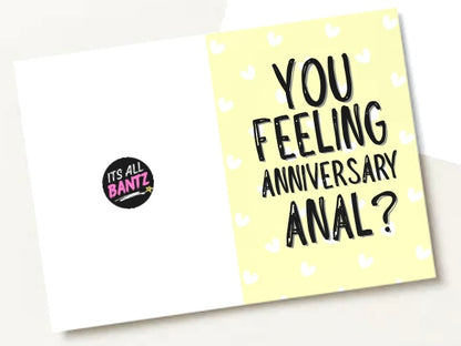 Anniversary Anal - Greeting Card