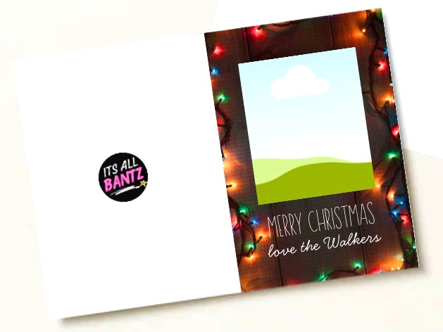 Merry Christmas Lights - Greeting Card