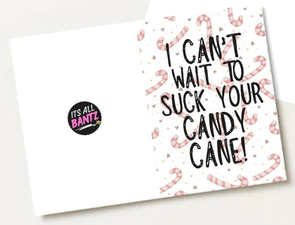 Suck Your Candy Cane -  Greeting Card