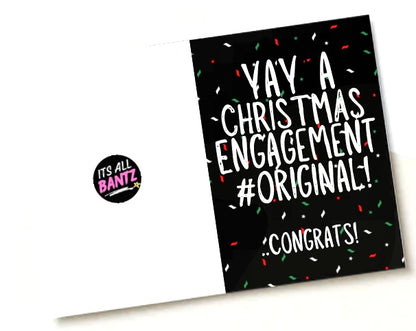 Christmas Engagement -  Greeting Card