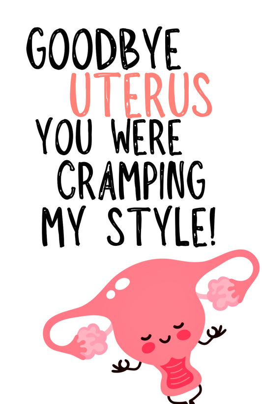 Uterus Cramping Your Style -  Greeting Card