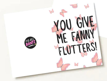 Fanny Flutters - Greeting Card