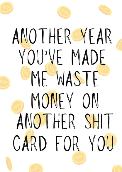 Another Shit Card - Greeting Card