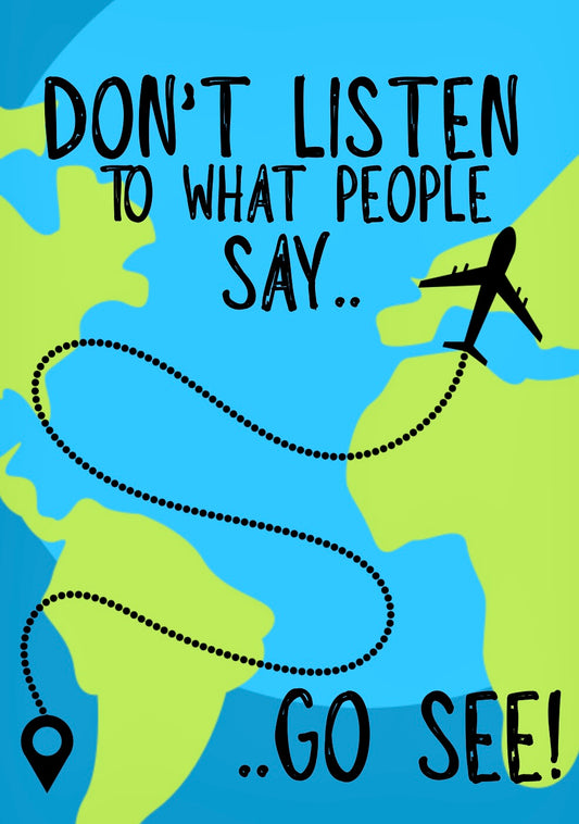 Go See -  Greeting Card