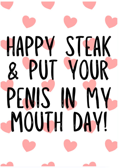 Put Your Penis in My Mouth Day -  Greeting Card