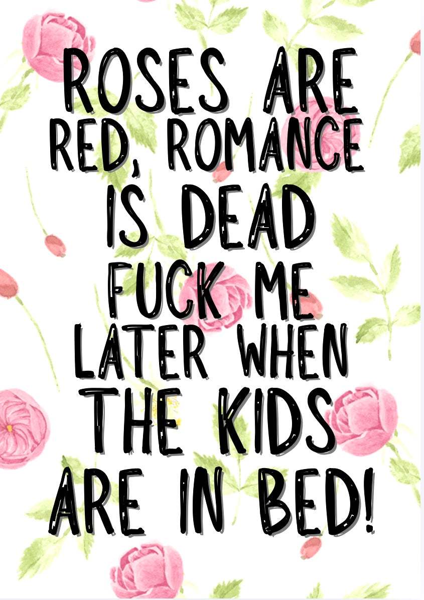 When The Kids Are In Bed - Greeting Card