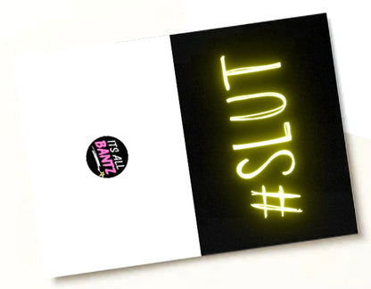 # Slut - Greeting Card