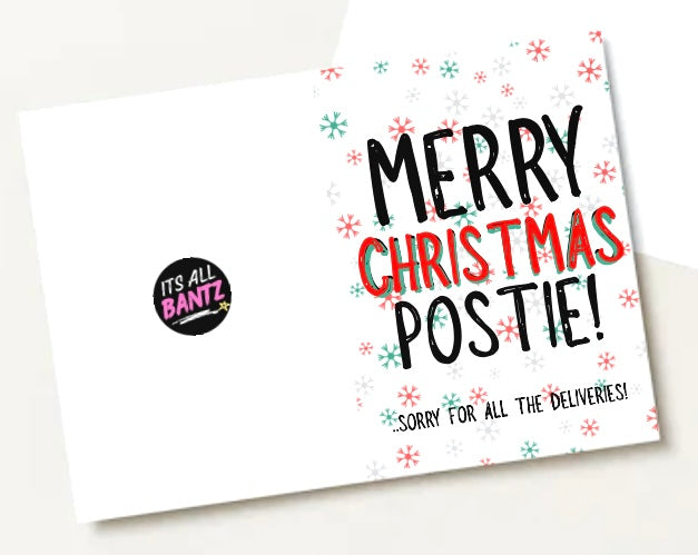 Merry Christmas Postie -  Greeting Card