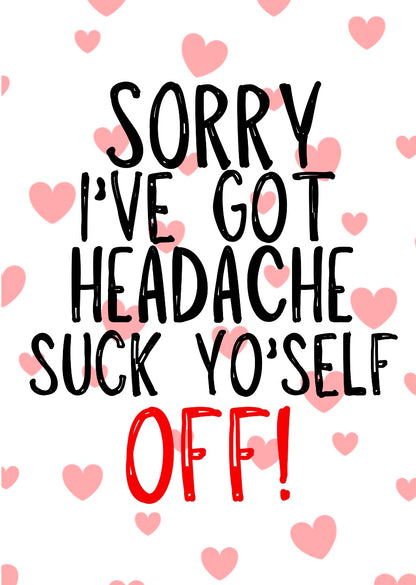 Suck Yo’Self -  Greeting Card