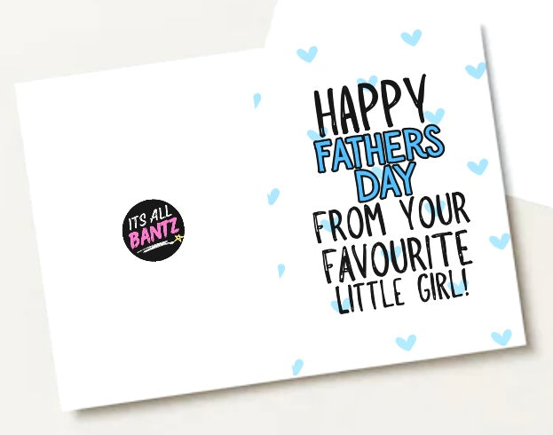 Favourite Little Girl - Greeting Card