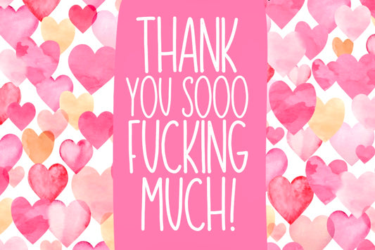 Thank You So Much - Wine Bottle Label