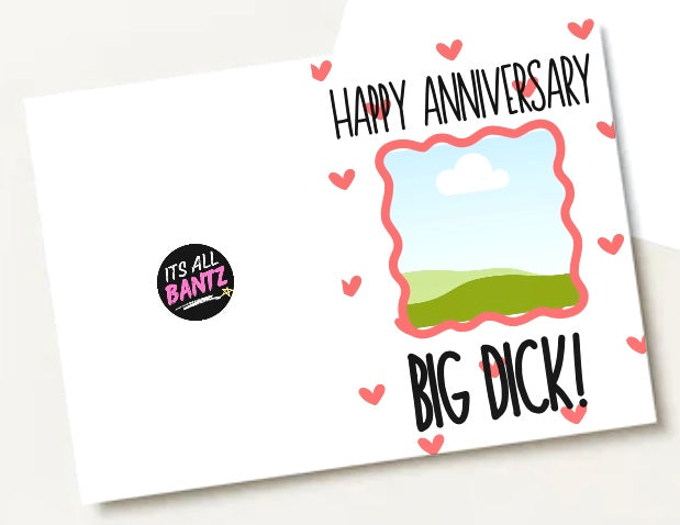 Anniversary Big Dick - Greeting Card