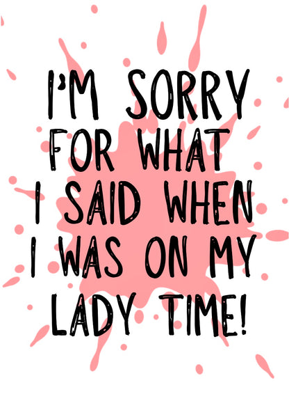 Lady Time -  Greeting Card