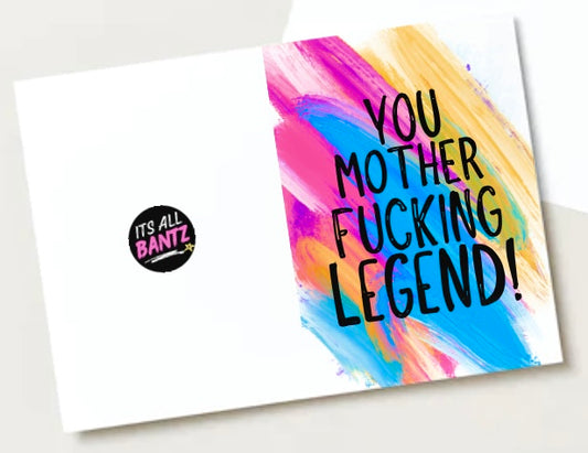 Mother Fucking Legend - Greeting Card