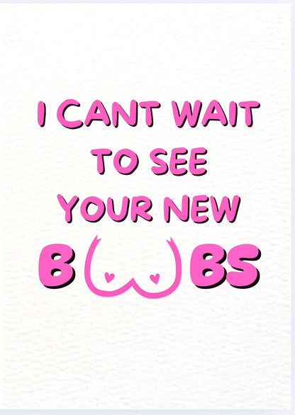 New Boobs - Card