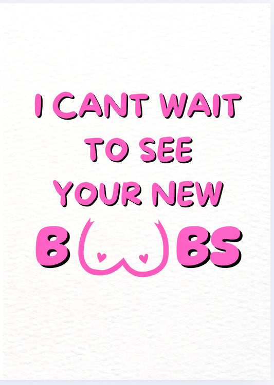 New Boobs - Card