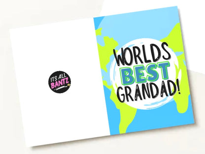Worlds Best Grandad - Greeting Card