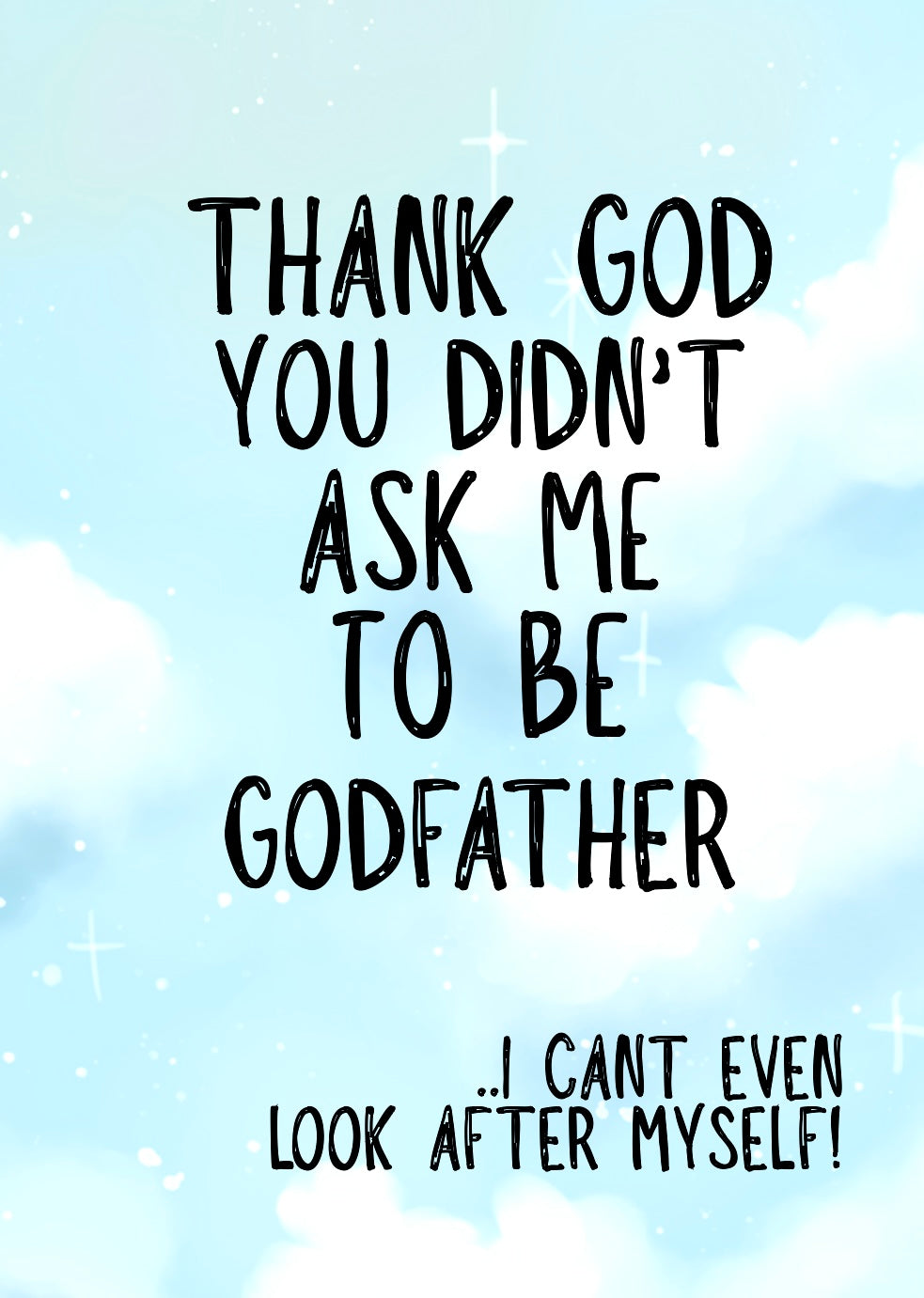 Not Godfather -  Greeting Card