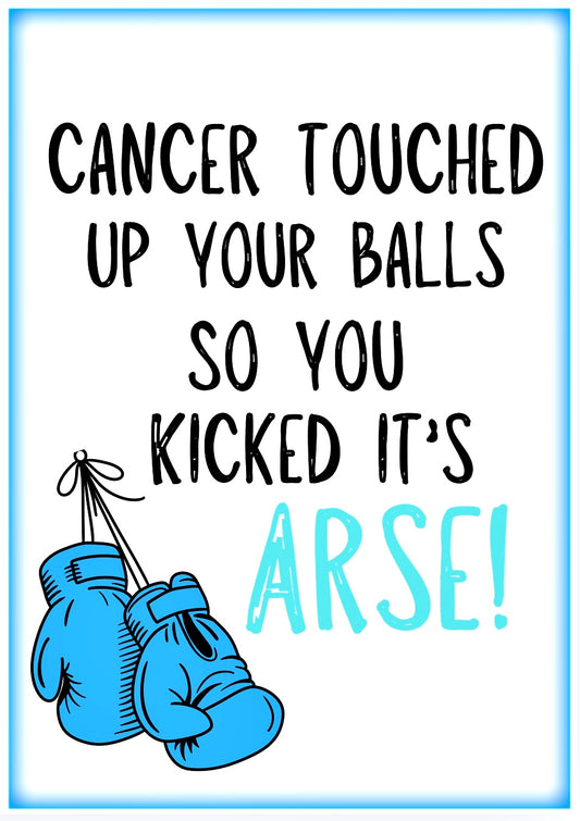 Touched Your Balls -  Greeting Card