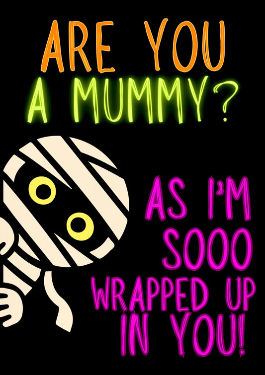 Wrapped Up In You - Greeting Card