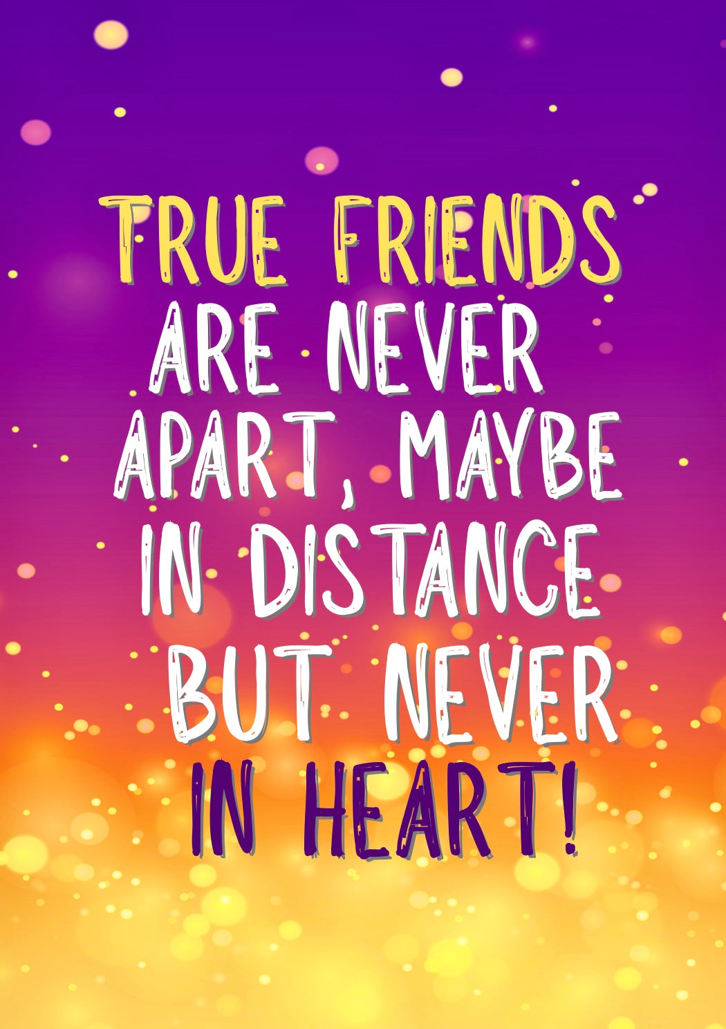 Together In Heart - Greeting Card