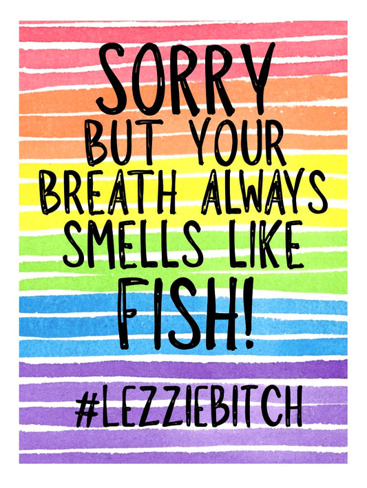 Fish Breath -  Greeting Card