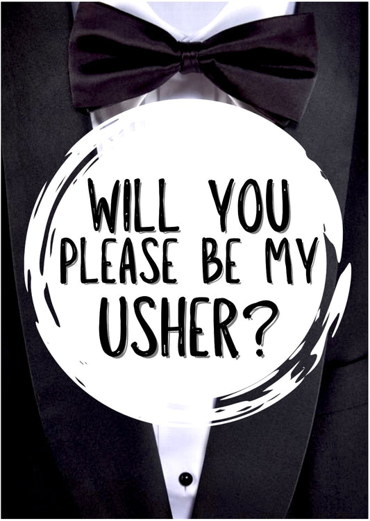 Usher? -  Greeting Card
