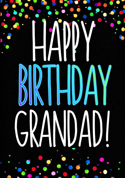 Birthday Grandad -  Birthday Card