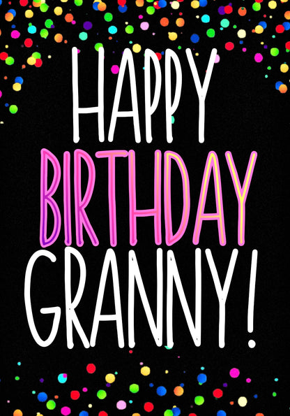 Birthday Granny -  Birthday Card