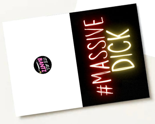 # Massive Dick - Greeting Card