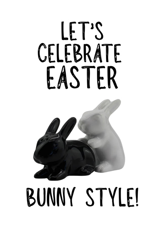 Bunny Style - Greeting Card