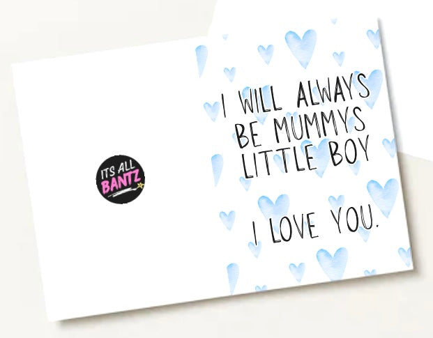Mummy’s Little Boy - Greeting Card