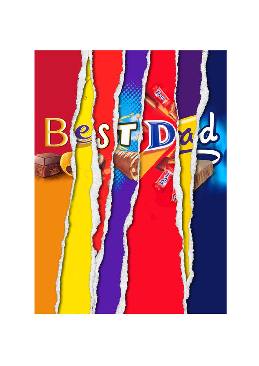 Best Dad - Chocolate Bar Wrapper