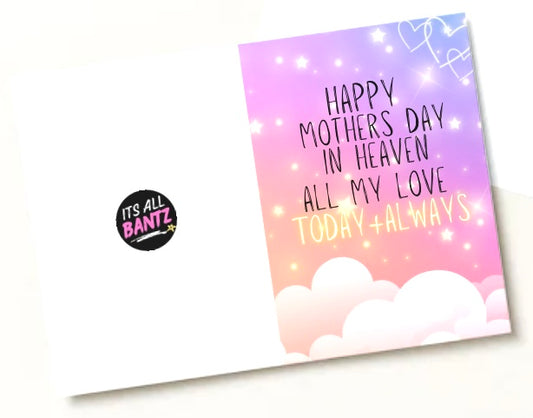 Mothers Day In Heaven - Greeting Card