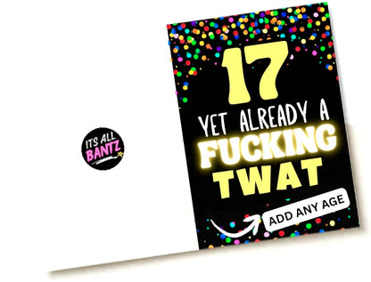Already A Twat - Birthday Card