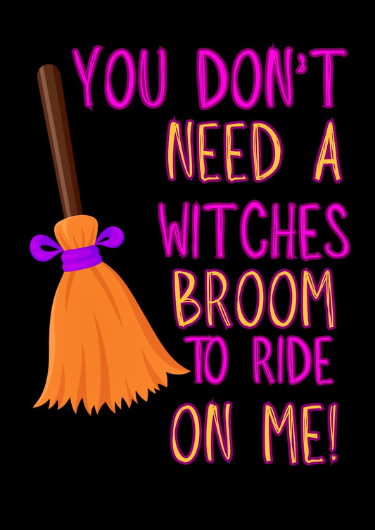 Ride On Me - Greeting Card