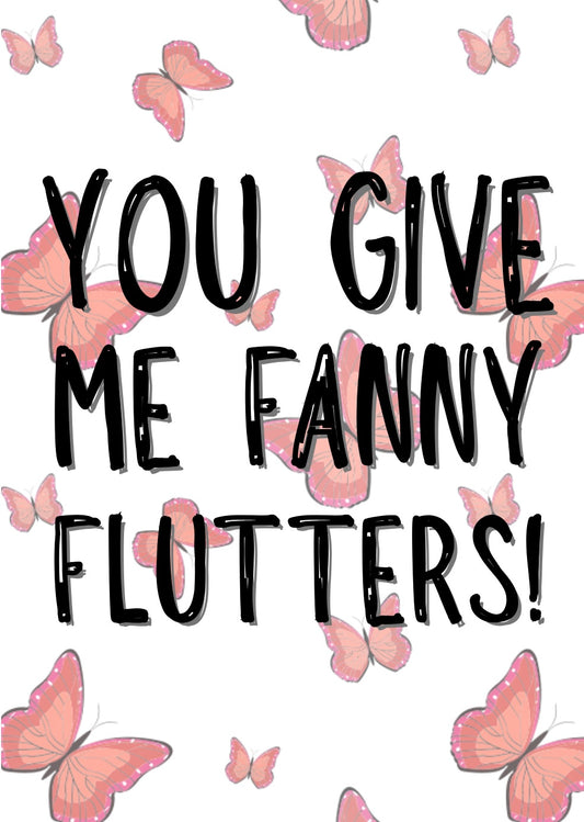 Fanny Flutters - Greeting Card