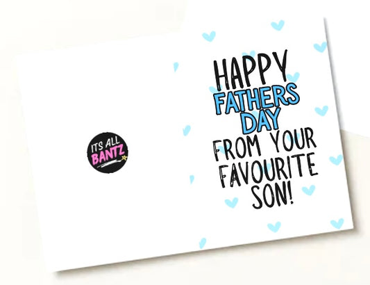 Favourite Son - Greeting Card